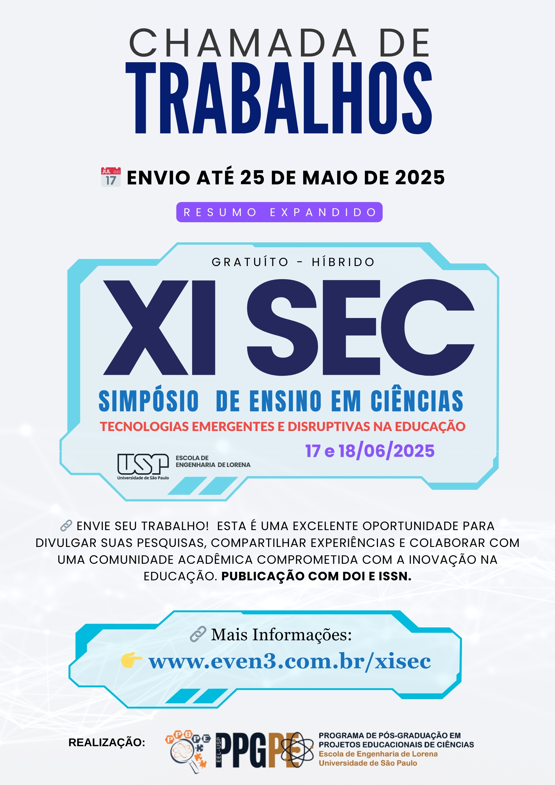 Chamada de trabalhos SEC